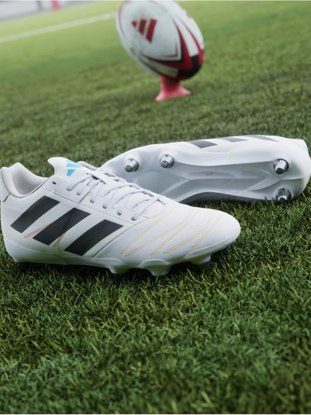 adidas Kakari Elite SG Rugby Boots Sz 10.5 |NWOB
White/Black/Lucid Aquamarine - Picture 12 of 12